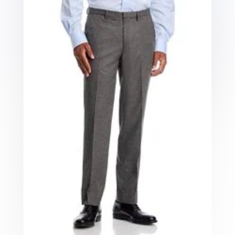 Hugo Boss 'Amaro/Heise' Slim Fit Stretch Virgin Wool Men's Gray Dress Pants, 36R